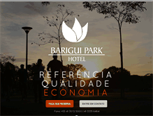 Tablet Screenshot of bariguiparkhotel.com.br